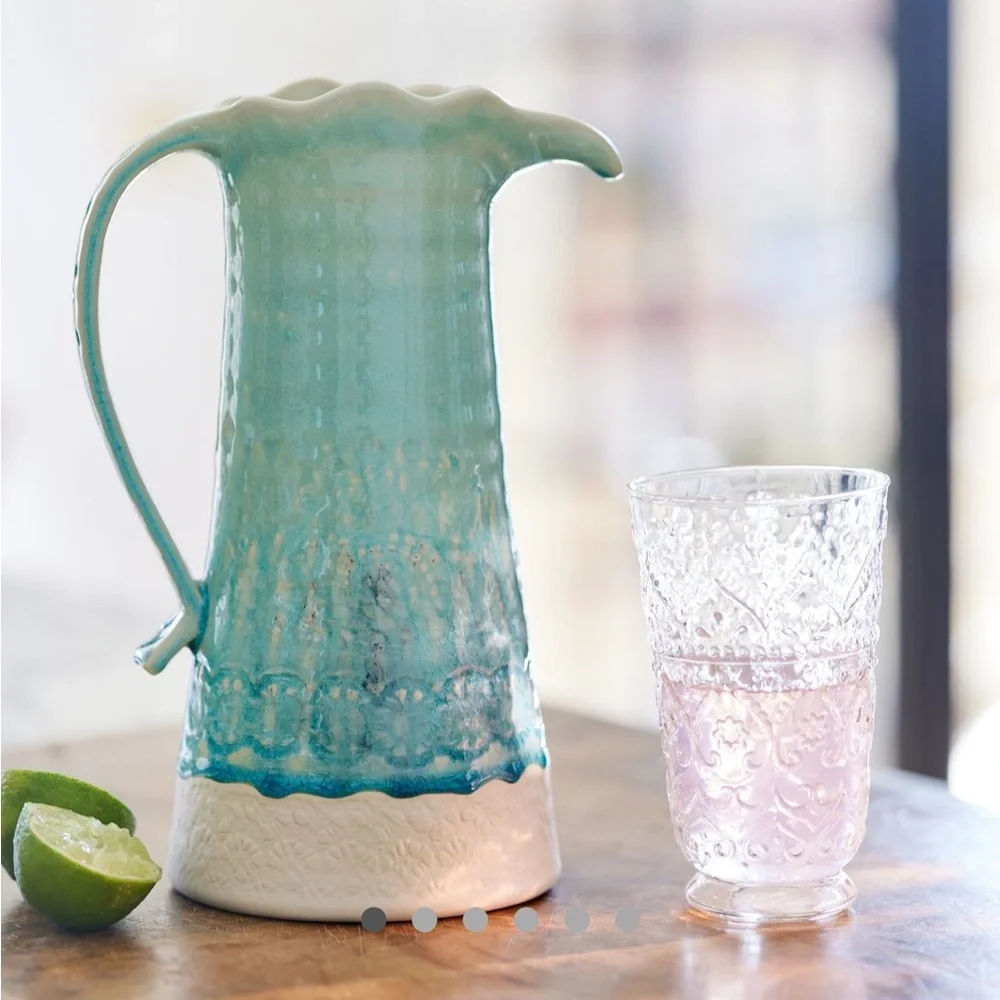 Old Havana Pitcher / Anthropologie / Color: MINT/ New